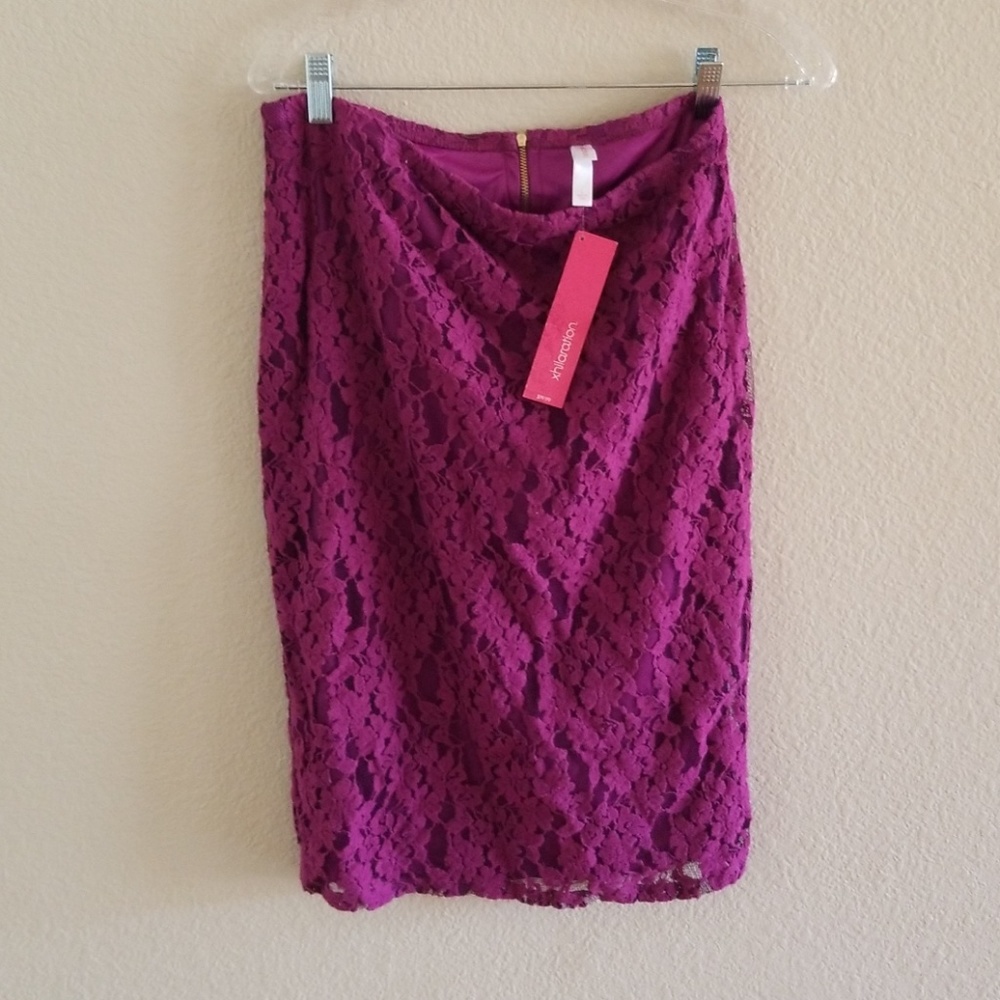 Women's large purple skirt